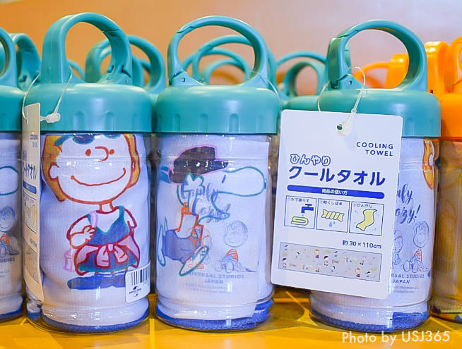 スヌーピー ケース付きクールタオル