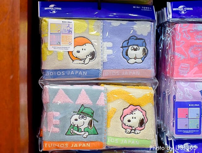 スヌーピー ミニタオルセット(4枚)