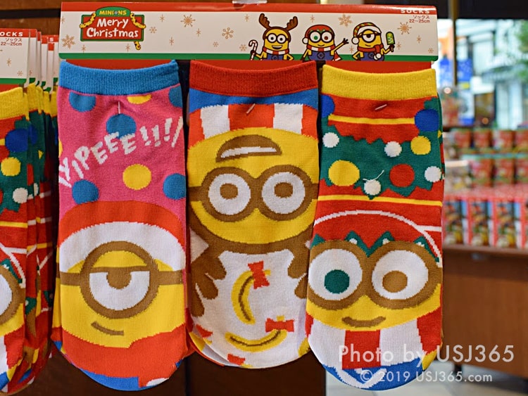 ミニオン ソックス（クリスマス）