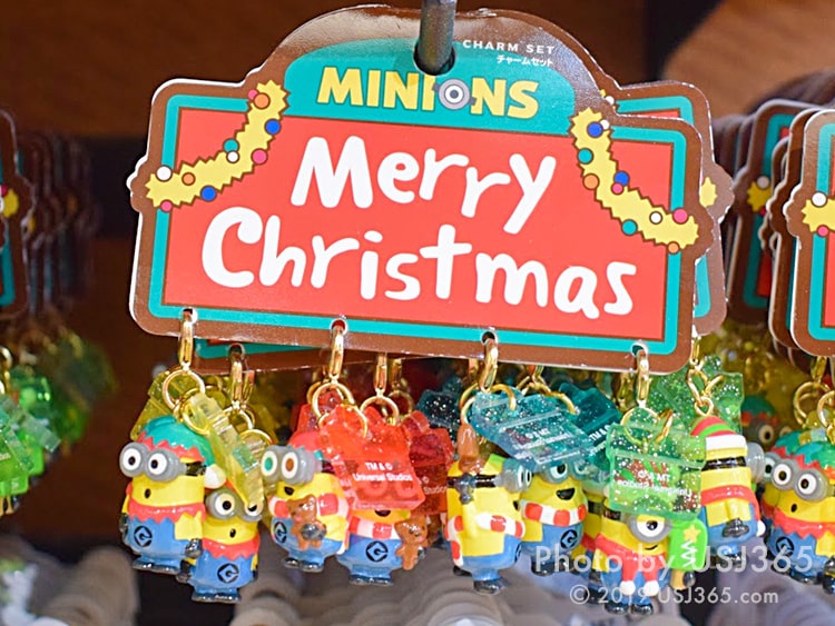 ミニオン チャームセット 4個（クリスマス）