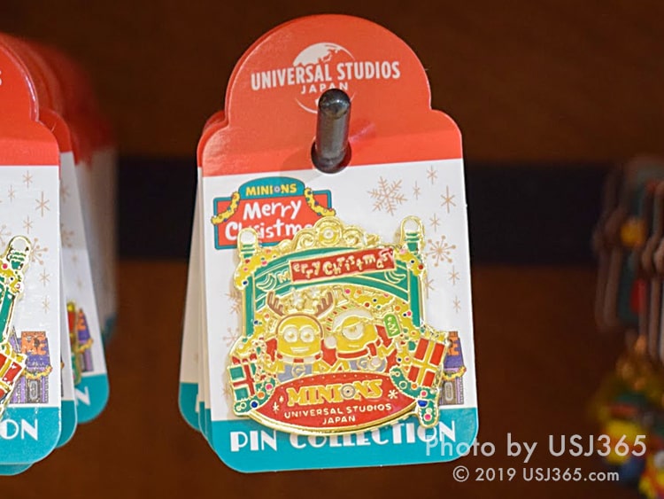 ミニオン ピンバッジ（クリスマス）