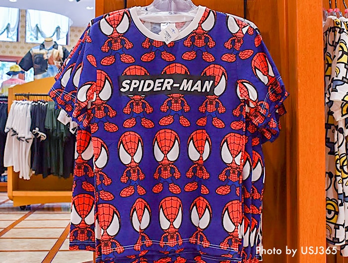スパイダーマン 総柄Tシャツ