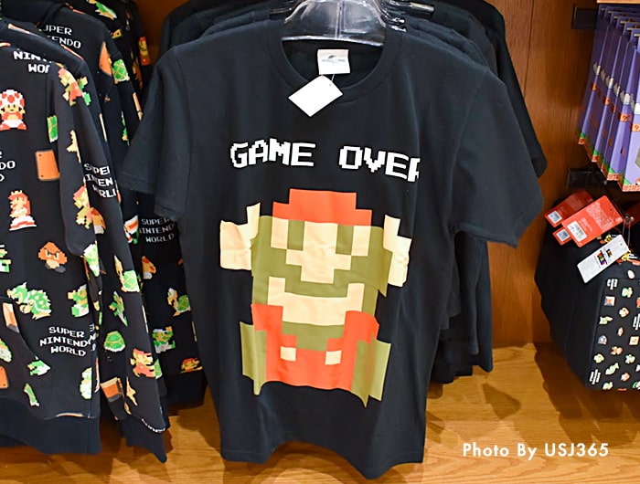 Tシャツ スーパー・ニンテンドー・ワールド 8bitマリオ(大人用)
