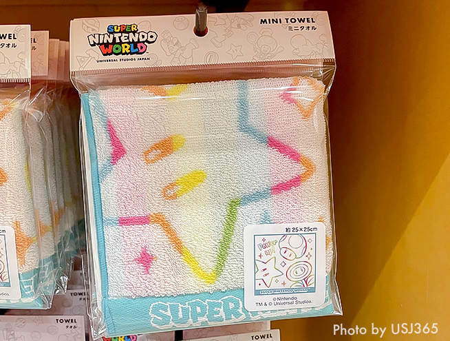 スーパー・ニンテンドー・ワールド ミニタオル