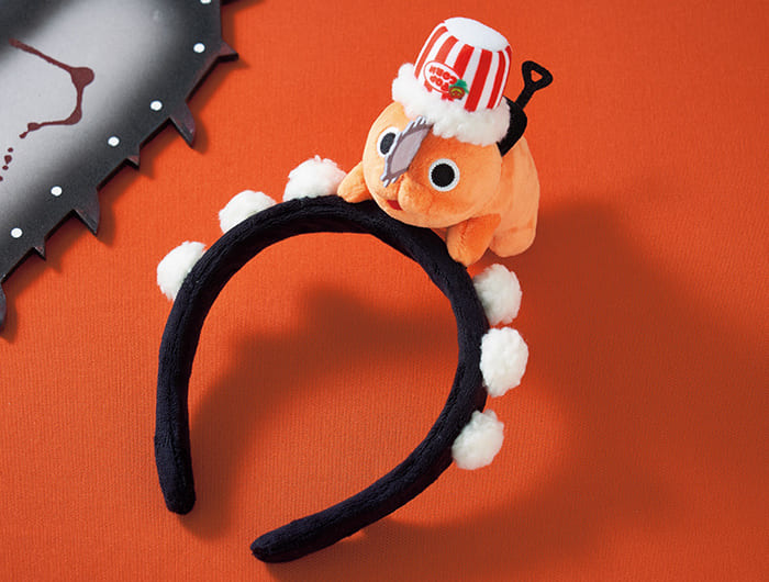 ポップコーンバケツをかぶったポチタのカチューシャ