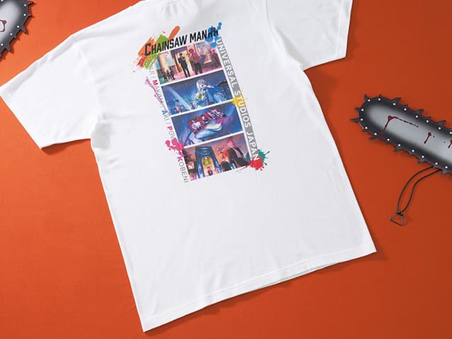 バックプリントがポイントの T シャツ