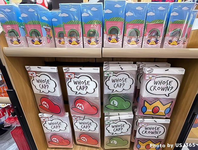 マリオ、ルイージ、ピーチのグッズ