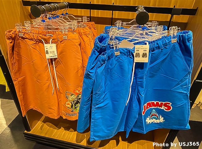 水に濡れると模様が浮かび上がるハーフパンツ