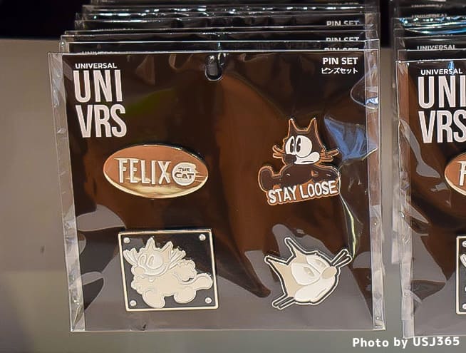 フィリックス・ザ・キャット ピンバッジセット（4個）