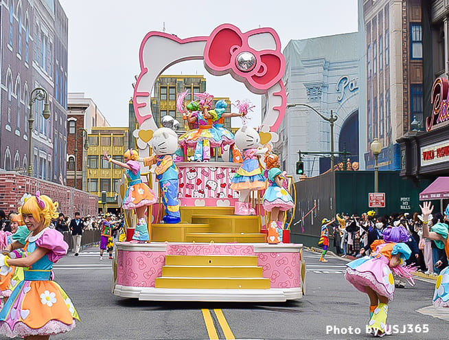 ハローキティのフロート