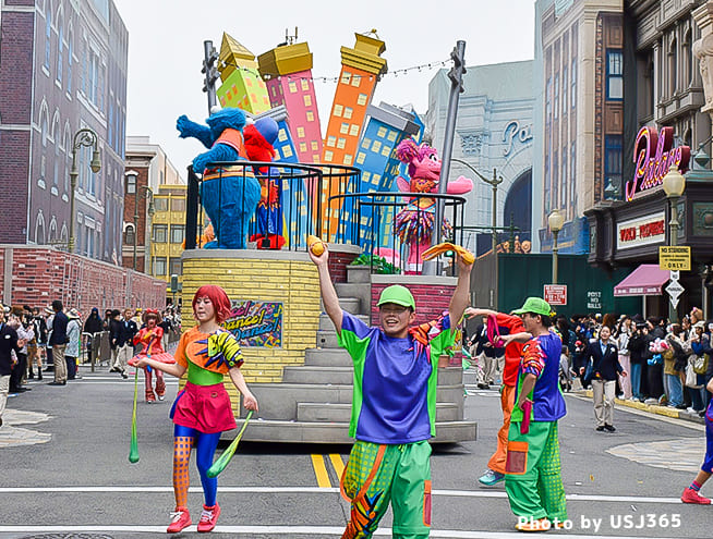 セサミストリートのフロート