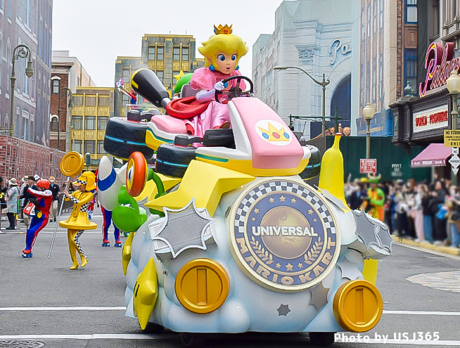 ピーチのフロート