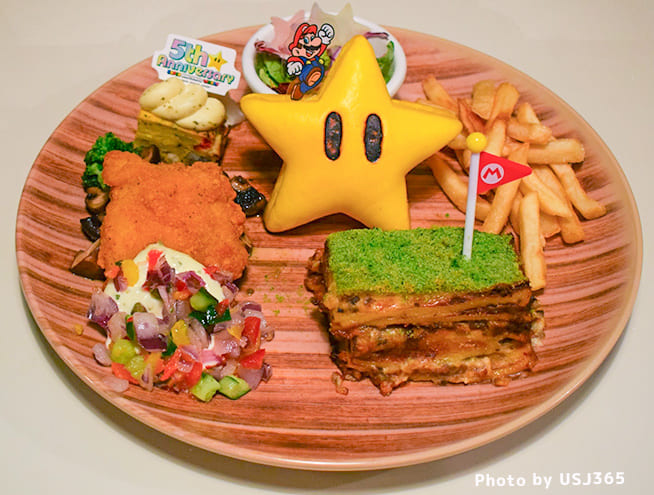 スーパースター・アニバーサリープレート ~マッシュルーム・ラザニア&フライドチキン~ 3,500円