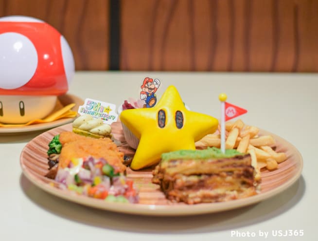スーパースター・アニバーサリープレート ~マッシュルーム・ラザニア&フライドチキン~ 3,500円