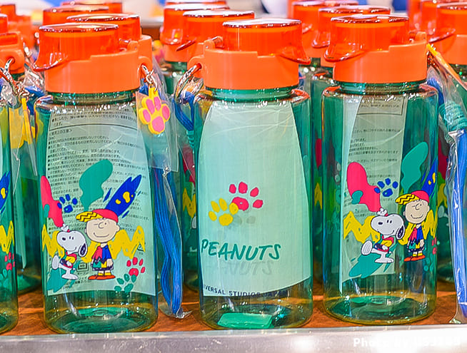 スヌーピー ストラップ付きドリンクボトル