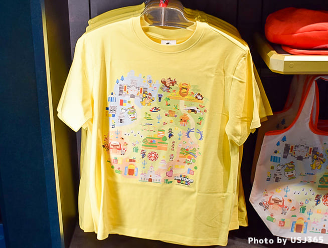 スーパー・ニンテンドー・ワールド Tシャツ(イエロー)