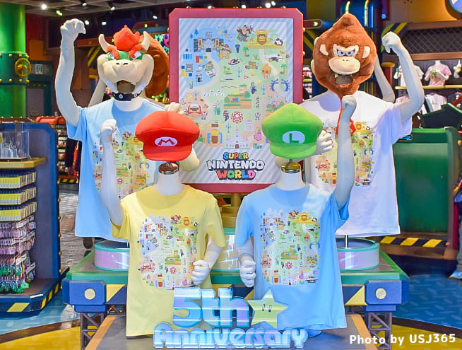 USJ】マリオの5周年限定グッズ登場！新作パワーアップバンドなど23種類