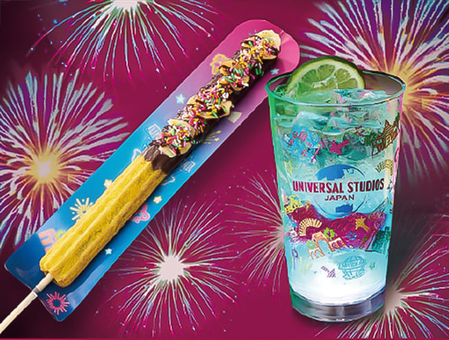 超！！ チョコバナナ・チュリトス/夏祭りの金魚 レモンサイダー​ ネオンカップ付き